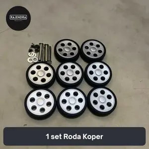 Roda Koper double wheel 57mm Silver six hole