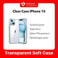Gambar Case iPhone 15 Transparent Bening Anti Kuning Airbag TPU Silikon dari Diamond Handphone Bali Kota Denpasar 1 Tokopedia