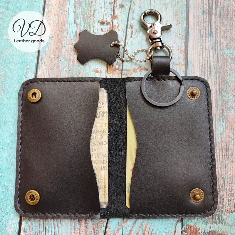 Gantungan Kunci STNK Mobil Motor Dompet STNK Kulit Asli Keychain 1