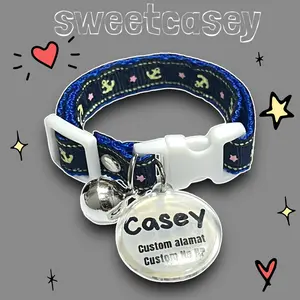 JANGKAR CAT NECKLACE FREE NAMA/KALUNG KUCING CUSTOM NAMA