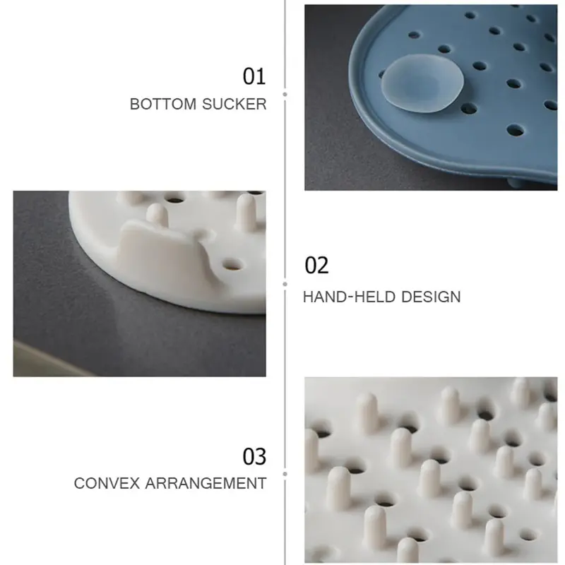 Silko Silikon Penutup Lubang Pembuangan Air Anti-Blocking Filter Cover 1
