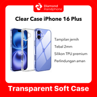 Gambar Case iPhone 16 Plus iPhone 16+ Transparent Bening Anti Kuning Airbag TPU Silikon dari Diamond Handphone Bali Kota Denpasar 1 Tokopedia
