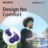 Gambar Sony LinkBuds Open WF-L910 Wireless Bluetooth Earphone, Truly Wireless Earbuds TWS Earphone with Open Ring Design WF L910 Headphone - Violet dari Click & Go Tokopedia Kota Bandung 4 Tokopedia