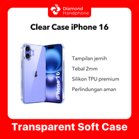 Gambar Case iPhone 16 Transparent Bening Anti Kuning Airbag TPU Silikon dari Diamond Handphone Bali Kota Denpasar 1 Tokopedia