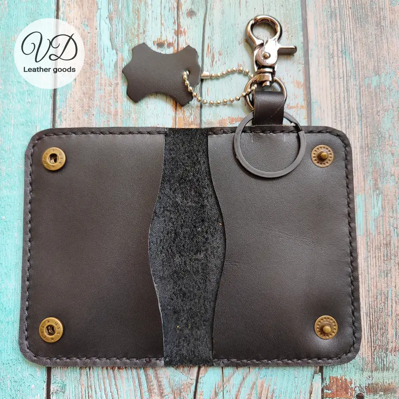 Gantungan Kunci STNK Mobil Motor Dompet STNK Kulit Asli Keychain 0