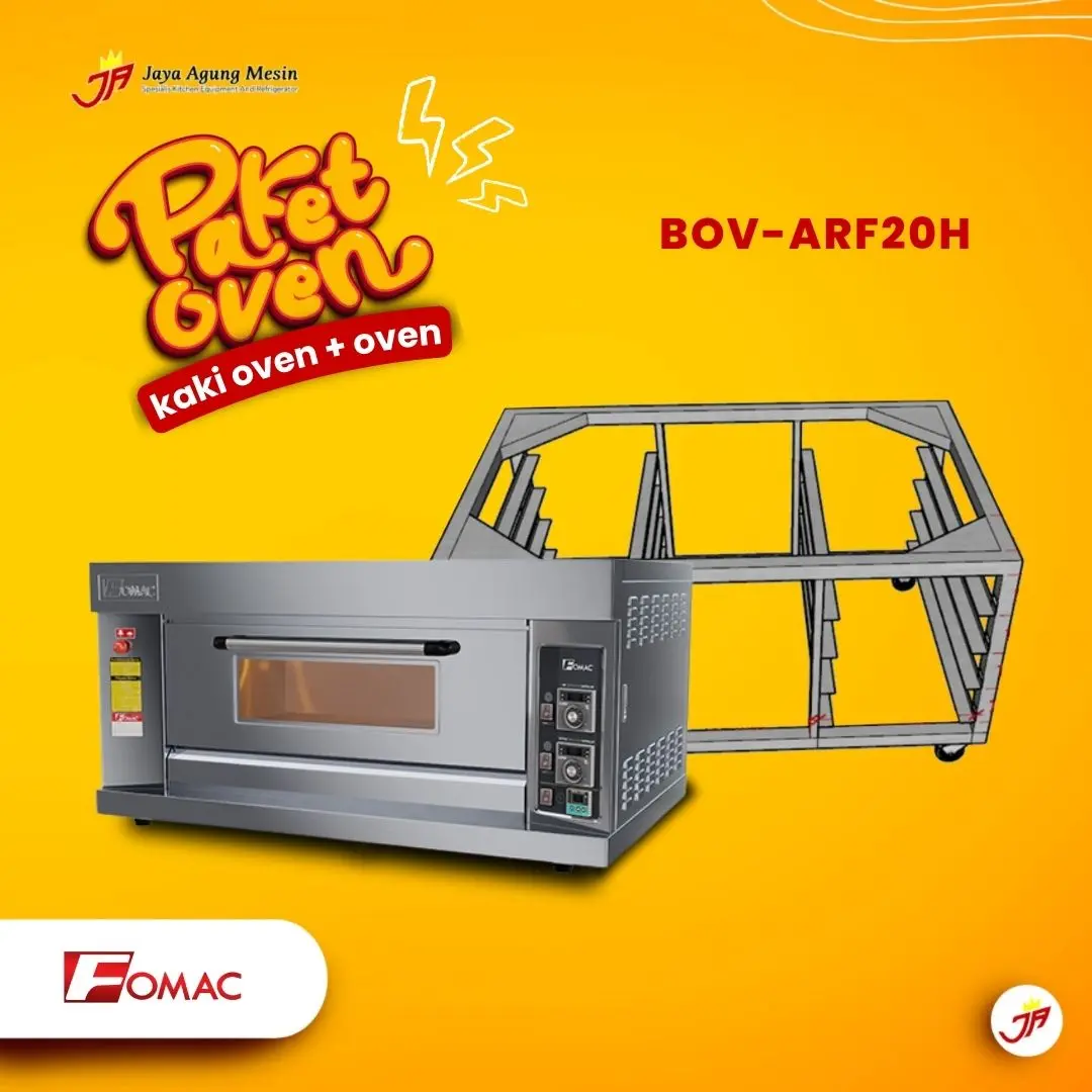 PAKET OVEN FOMAC 2 LOYANG BOV-ARF20H + KAKI OVEN STAINLESS PROMO !