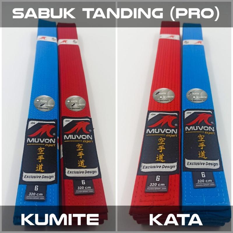 Sabuk Karate MUVON Tanding Competition Pro Kata Pro Kumite A Shop