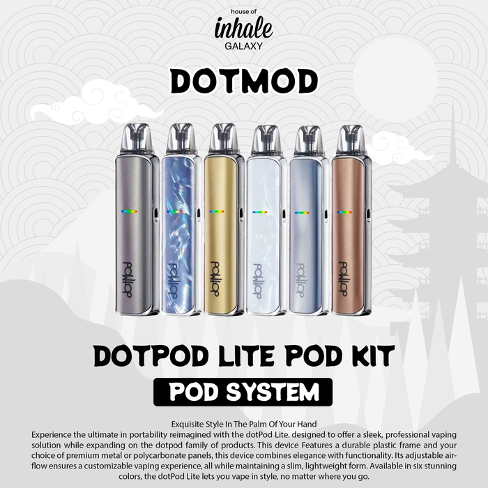 Jual Dotpod Lite 30W 1000mAh Pod Kit Authentic by Dotmod - Dot Pod Lite Kit  - BRONZE - Kota Bekasi - House Of Inhale Galaxy Bekasi | Tokopedia