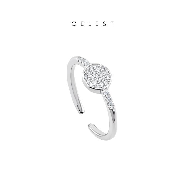 Gambar Celest - Eudoré Silver Ring Jewelry (Adjustable) | Cincin Emas Asli 18K Bersertifikat | Perhiasan 18 Karat Gold Plate | Kado Aksesoris Pernikahan Anniversary Ulang Tahun | Lapis Emas | Gift Box Mewah dari Celest Jewellery Kota Administrasi Jakarta Utara Tokopedia