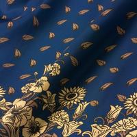 Gambar Batik Print Telusur Kultur - Corak Nusantara - Flora Biru - L dari Telusur Kultur Kota Administrasi Jakarta Timur 4 Tokopedia