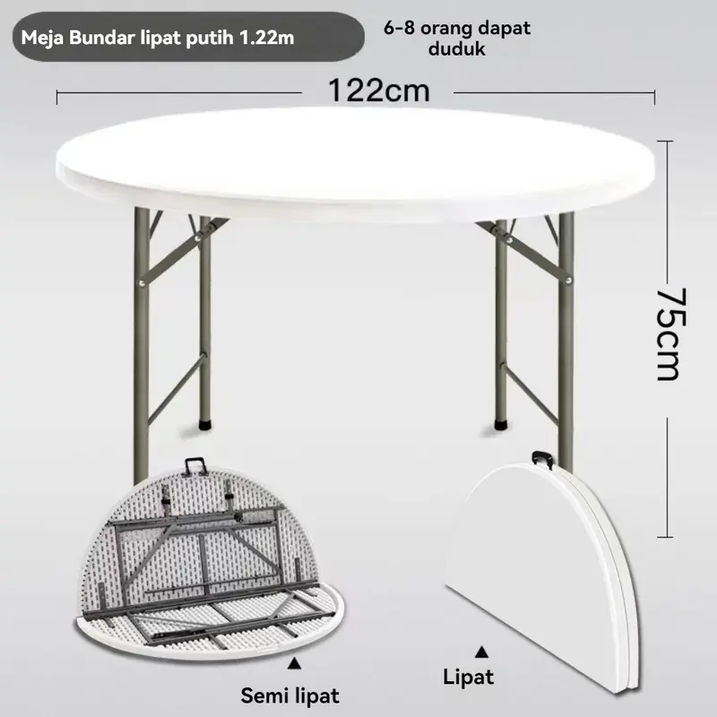 MEJA LIPAT PORTABLE MEJA KURSI LIPAT MEJA PIKNIK 3