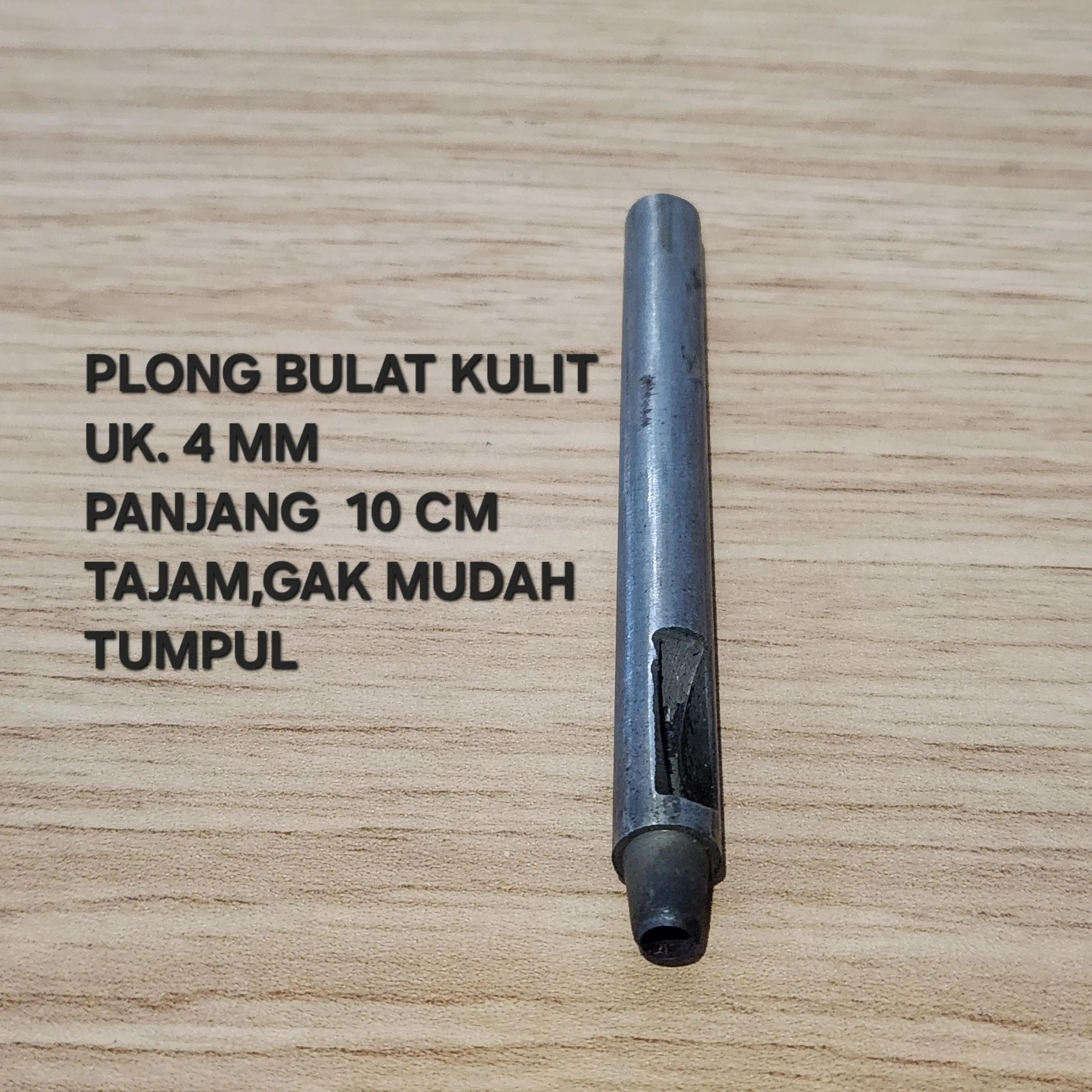 ALAT PEMBOLONG KULIT/PLONG BULAT KULIT UK. 4 MM