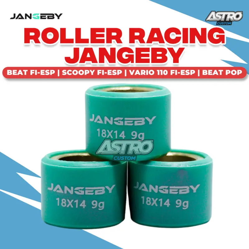 Roller Jangeby Beat Fi ESP Street Pop Scoopy Fi ESP Vario 110 Karbu Spacy Upgrade Akseleraso CVT Roler Racing Astro Motor Motorcycle Stater 1