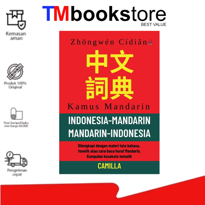 Gambar KAMUS MANDARIN : INDONESIA-MANDARIN, MANDARIN-INDONESIA dari TMbookstore Best Value Kota Depok Tokopedia