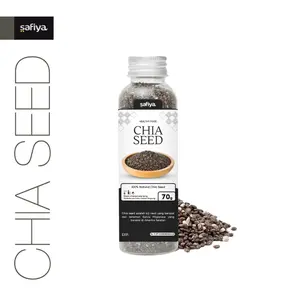 Chiaseed Organik 70 Gram Safiya Botol Chia Seed Premium