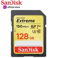 Gambar Sandisk SD Card Extreme 128 GB SDXC 128GB extreme speeds - Speed 150MB/s dari Click & Go Tokopedia Kota Bandung 1 Tokopedia