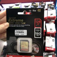 Gambar Sandisk SD Card Extreme 128 GB SDXC 128GB extreme speeds - Speed 150MB/s dari Click & Go Tokopedia Kota Bandung 2 Tokopedia