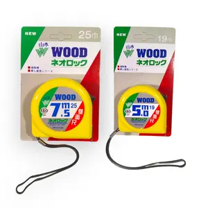WOOD Measuring Tape - 3M, 5M, dan 7.5M TAIWAN TECH JAPAN METERAN DOUBLE PRINTING ASLI JEPANG PRESISI