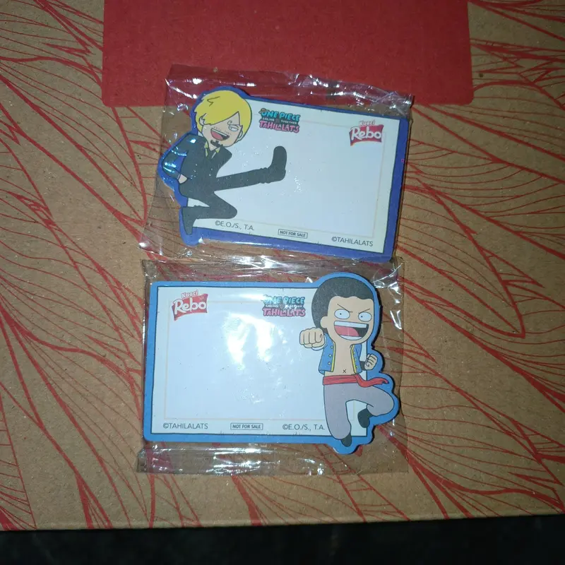 sticky note One Piece x Tahi Lalat Hadiah Kuaci Rebo Barang Koleksi 0