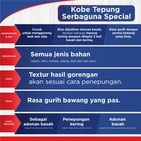 Gambar Kobe Tepung Serbaguna Special 200gr - Tepung Bumbu Rasa Bawang Putih untuk Ayam, Tempe, Seafood dari DapurKobe Kota Administrasi Jakarta Selatan 5 Tokopedia