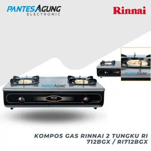 KOMPOR GAS RINNAI 2 TUNGKU RI 712BGX