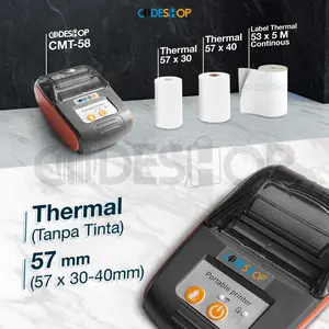 Printer Bluetooth Codeshop CMT58 Struk Kasir Portable CMT-58