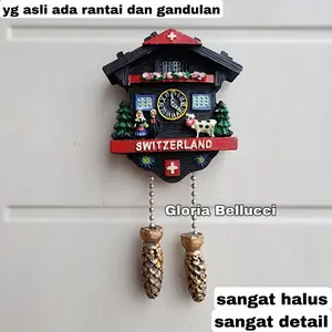 SOUVENIR MAGNET KULKAS NEGARA SWISS SWITZERLAND