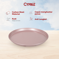 Gambar Cypruz Loyang Pizza Pan Rose Gold - 25.4 x 1.5 cm dari Cypruz Kitchenware Kota Administrasi Jakarta Utara 1 Tokopedia