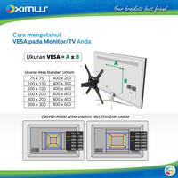 Gambar Bracket Monitor TV 13-27inch OXIMUS HYDRA ZD1141 TILT SWIVEL ROTATE dari Techno Computer Bali Kota Denpasar 5 Tokopedia