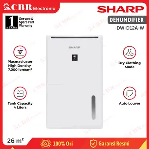Dehumidifier SHARP DW-D12A-W - Ion Plasmacluster