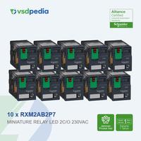 Gambar SCHNEIDER MINIATURE RELAY LED 2C/O 230VAC RXM2AB2P7 x 10 dari vsdpedia Kota Administrasi Jakarta Timur 1 Tokopedia