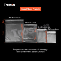 Gambar Plastik Transparant Doff dengan Perekat - Plastic for Cookies 14x14 cm - 7cm x 7cm dari Trosten Kab. Tangerang 3 Tokopedia