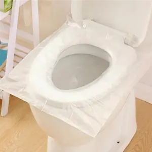 FIJAY354 5PCS Toilet Seat Cover Alas Duduk Closet Disposable Plastik T