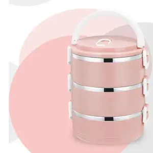 Rantang Stainless Kotak Bekal 3 Tingkat / Lunch Box Tahan Panas