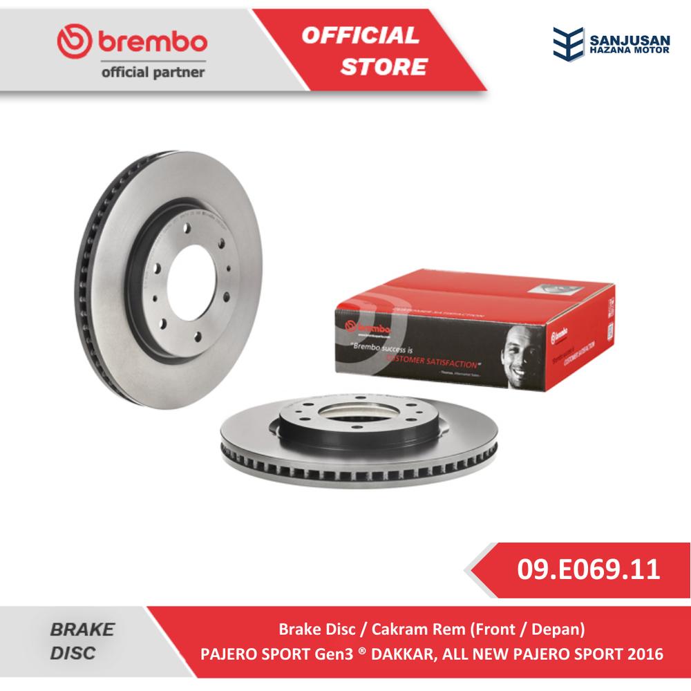 Brake Disc Front / Piringan Rem Depan Brembo Pajero Sport Gen3 Dakkar, ANPS 2016 - 09.E069.11