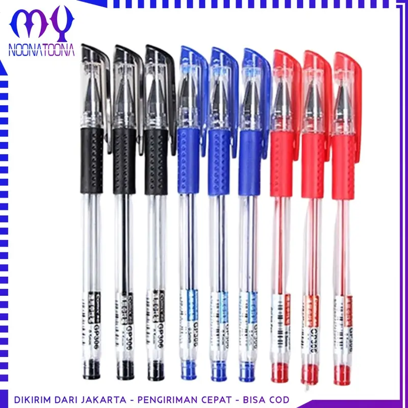 Pena Gel 0.55mm Standard Pulpen Gel Standard Bolpoin 0