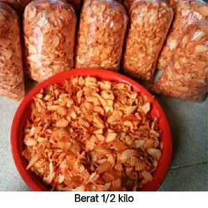 Remukan balado berat 1/2 kg