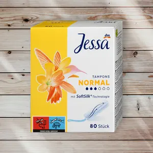 JESSA TAMPONS NORMAL - ORIGINAL MADE IN KARLSRUHE GERMANY / PCS