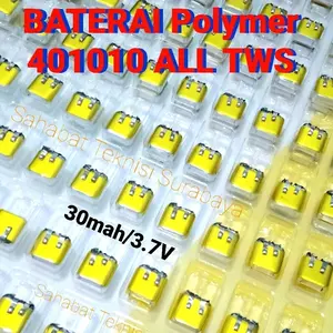 Baterai Bluetooth TWS 401010 BARU.!!