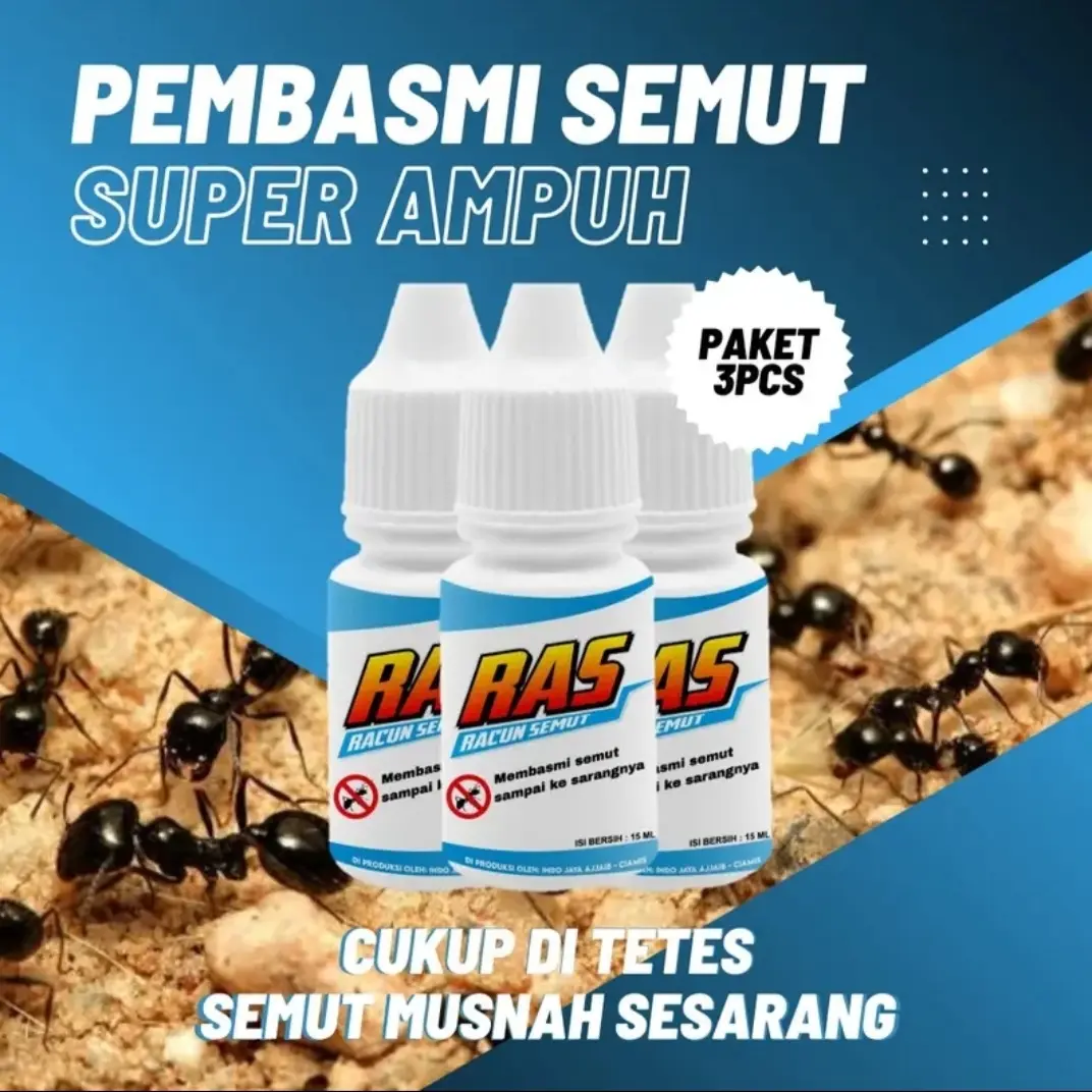 Paket Hemat 3pcs Obat Pembasmi Semut RAS