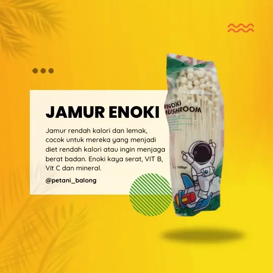 jamur enoki per Pax