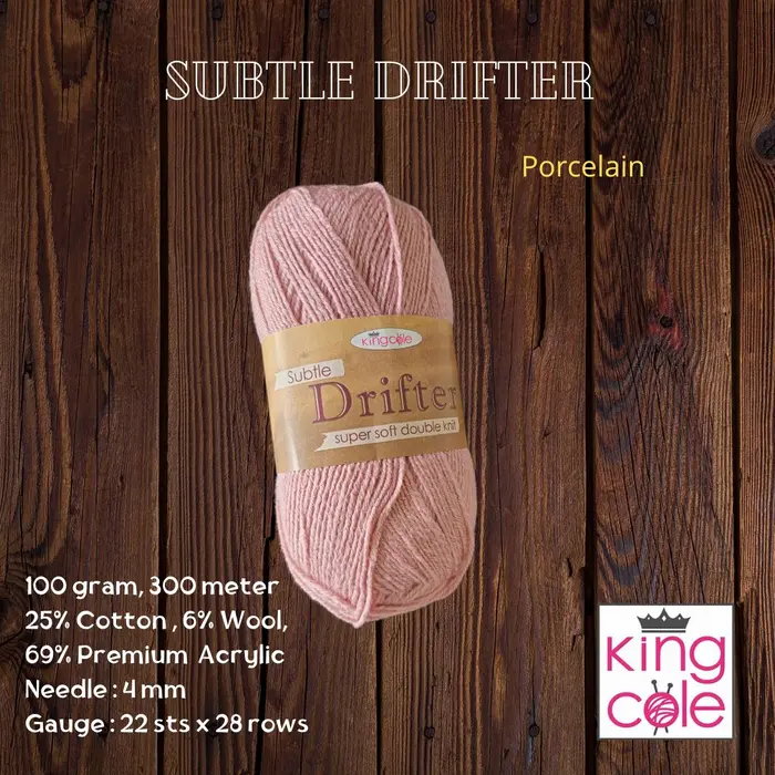 Gambar Benang Rajut King Cole - SUBTLE DRIFTER DK - Lilac dari Nofiberphobia Kota Surabaya 4 Tokopedia