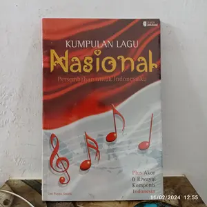 buku kumpulan lagu nasional segel