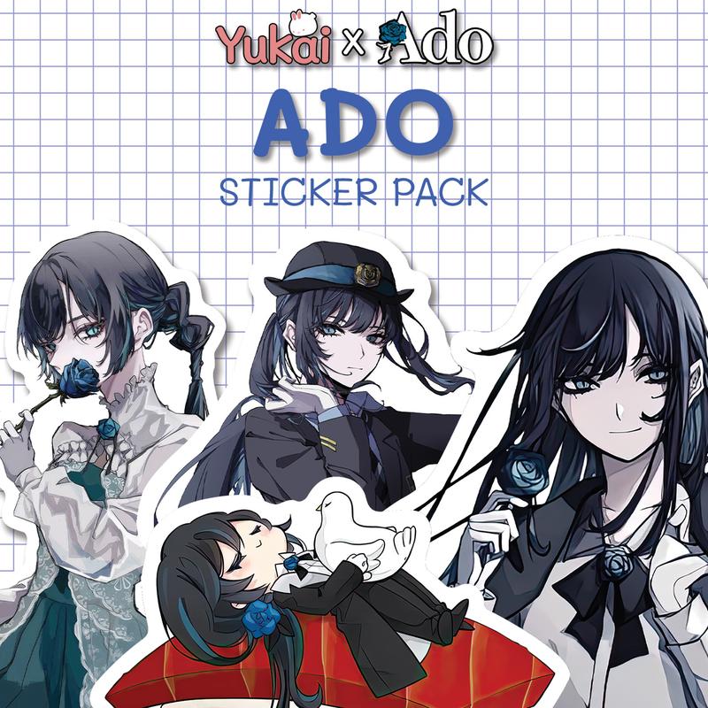 Stiker Pack Ado Premium, Sticker Anime Waterproof 1