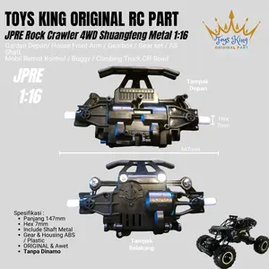 Gardan Depan / Gearbox / RC Rock Crawler Off Road JPRE 4WD 1:16  Part