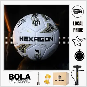 BOLA FUTSAL HEXAGON VIGOR ORIGINAL PAKET LENGKAP