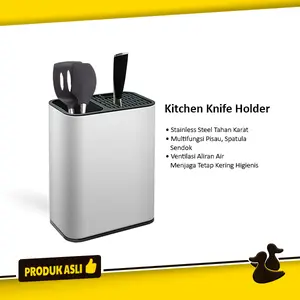 Premium Kitchen Utensils Knife Holder Rak Pisau Dapur Spatula Sendok