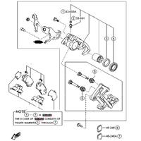 Gambar Seal Kit Caliper Rem Mazda CX5 KE 2012 2016 BELAKANG EPB dari Mazda Cipta Inovasi Kab. Tangerang 2 Tokopedia
