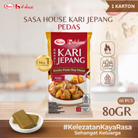 Gambar Sasa House Kari Jepang 80 gram Pedas - 60pcs (1 Karton) dari Sasa Melezatkan Kota Administrasi Jakarta Timur 1 Tokopedia
