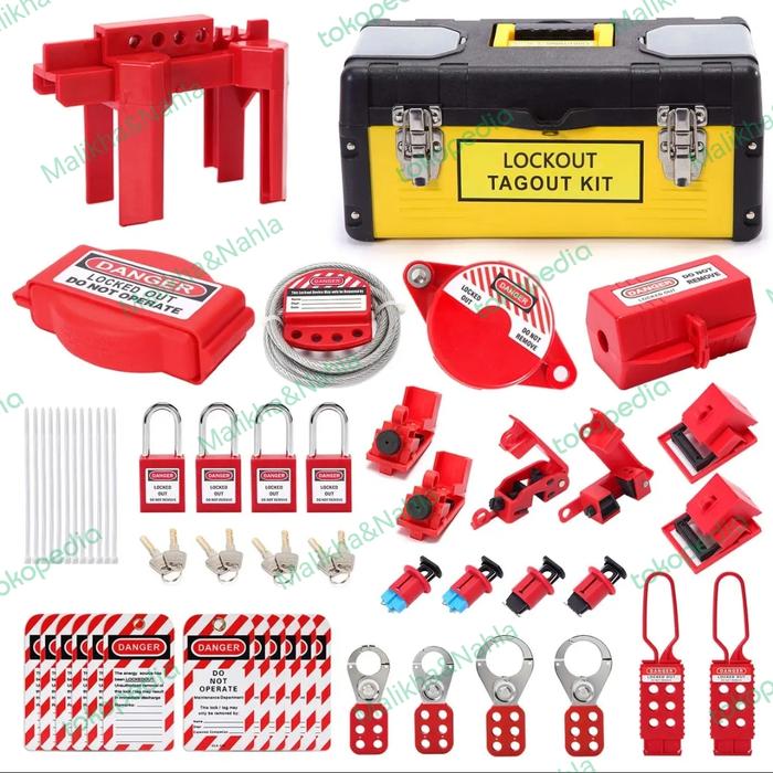 Jual Lockout Tagout - Lock Out Tag Out Kit Gembok Pengaman Lockout Hasp ...